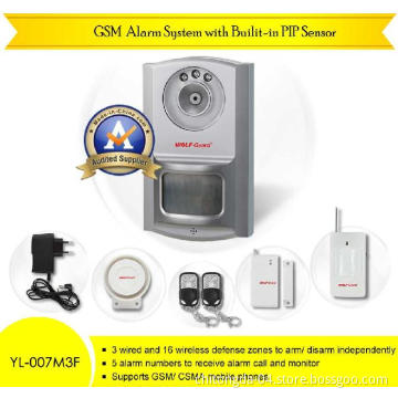 The New GSM Alarm System With Built-in PIR Sensor (YL-007M3F (2 IN 1))